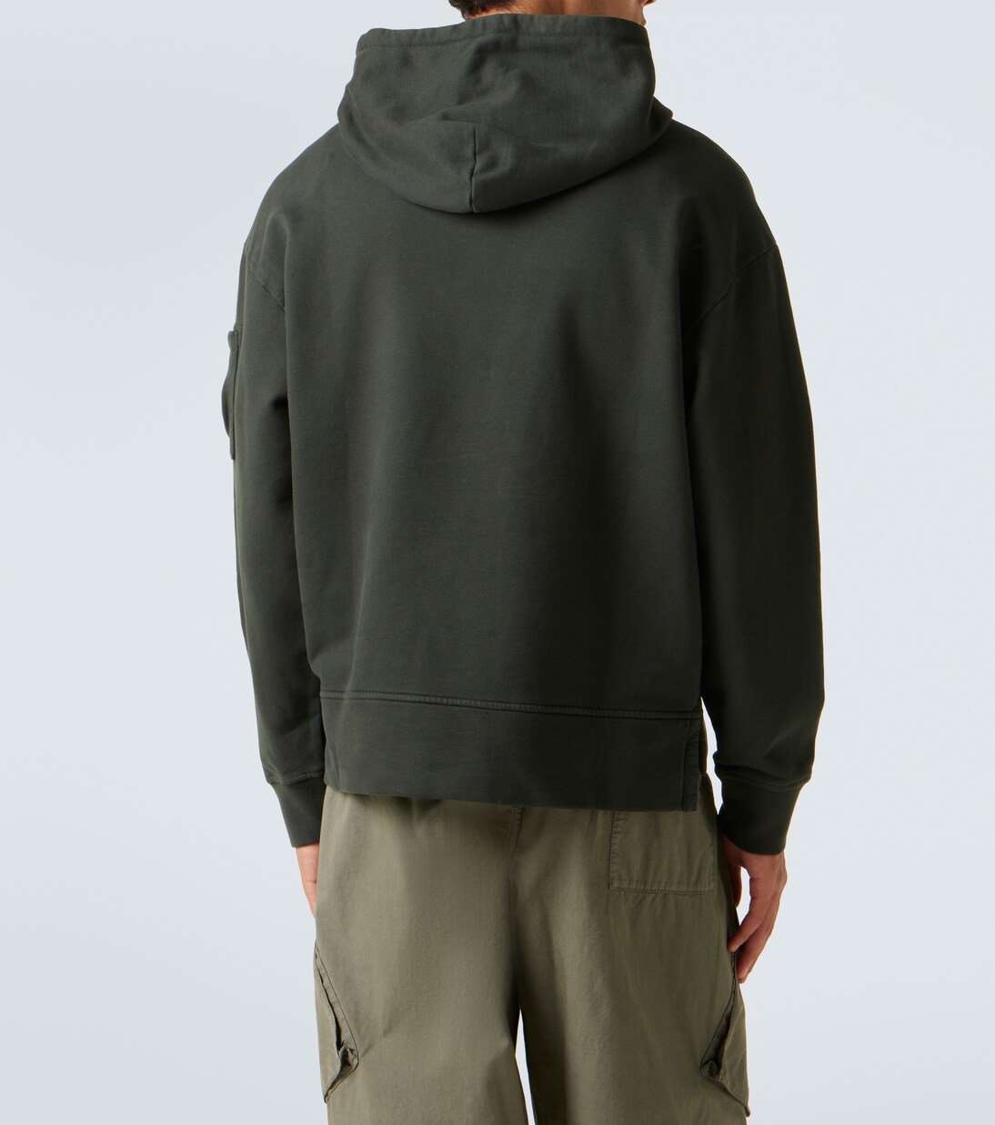 Sweat-shirt à capuche Lens en coton | C.P. Company