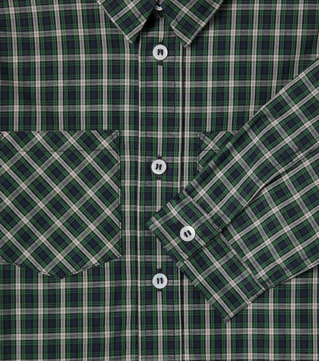 Checked cotton shirt  | Bonpoint