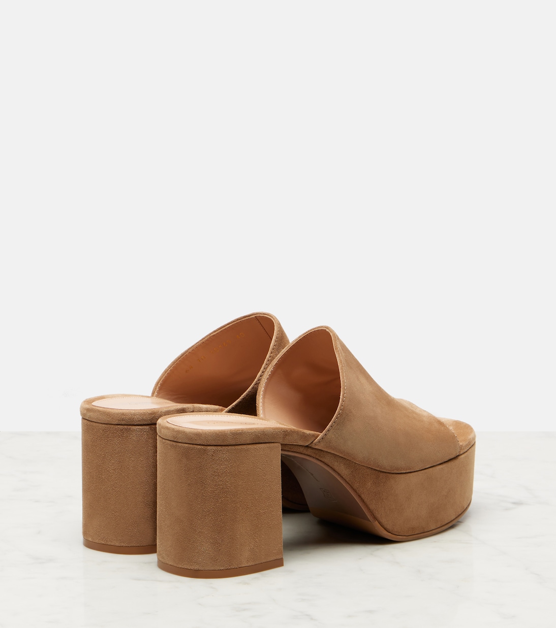 Suede platform mules | Gianvito Rossi