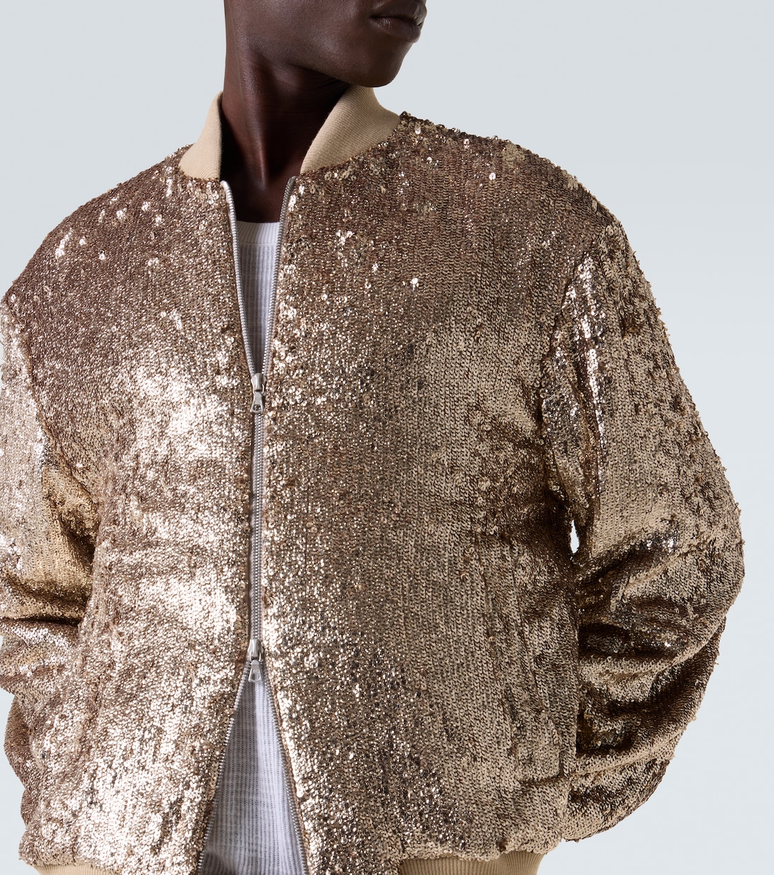 Sequined bomber jacket | Dries Van Noten