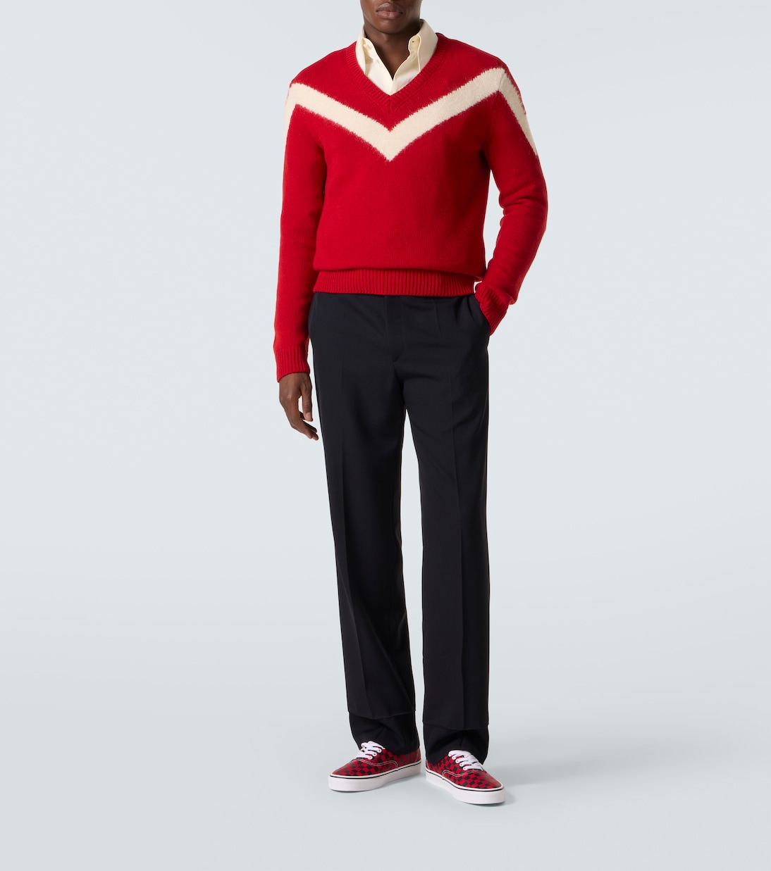 x Vans VLogo checked sneakers | Valentino Garavani