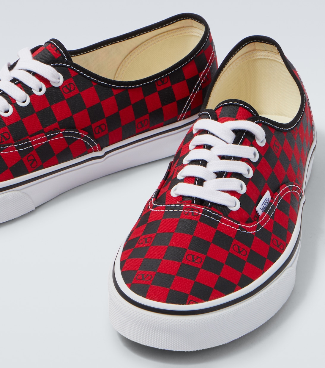 x Vans VLogo checked sneakers | Valentino Garavani