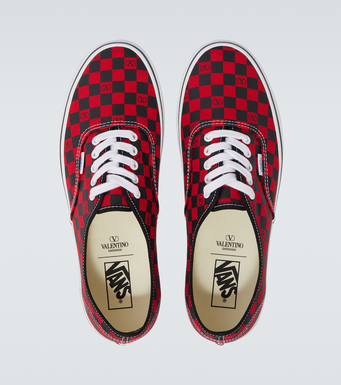 x Vans VLogo checked sneakers | Valentino Garavani