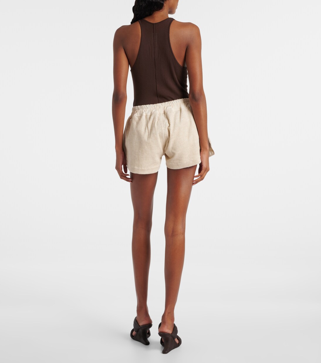 Fog cotton and linen Bermuda shorts | Rick Owens