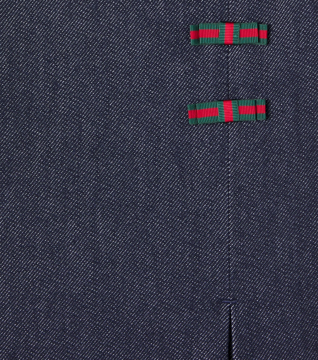 Kleid Web Stripe aus Denim | Gucci Kids