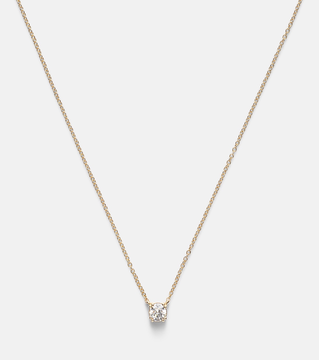 Halskette Essential aus 14kt Gelbgold (585/1000) mit Diamanten | Stone and Strand