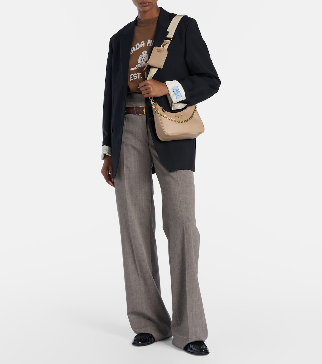 Schultertasche Re-Edition 2005 aus Leder | Prada