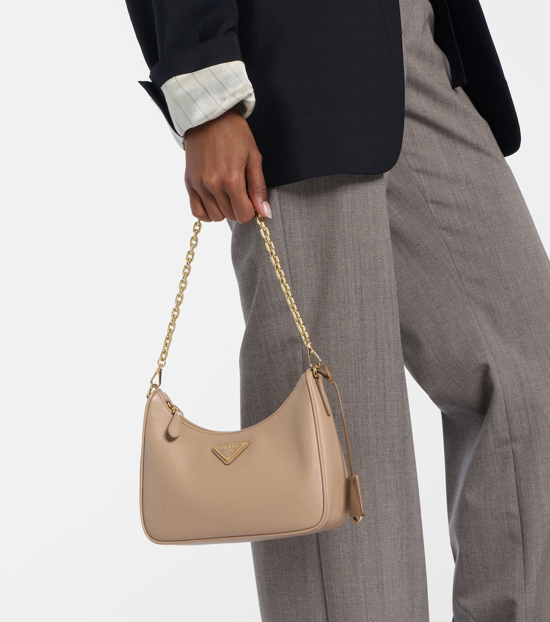 Schultertasche Re-Edition 2005 aus Leder | Prada