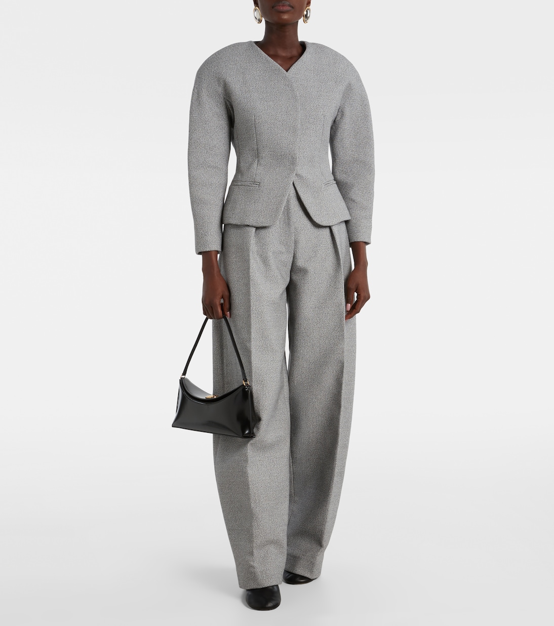 Weite Hose Curvo aus Baumwolle und Wolle | Jacquemus