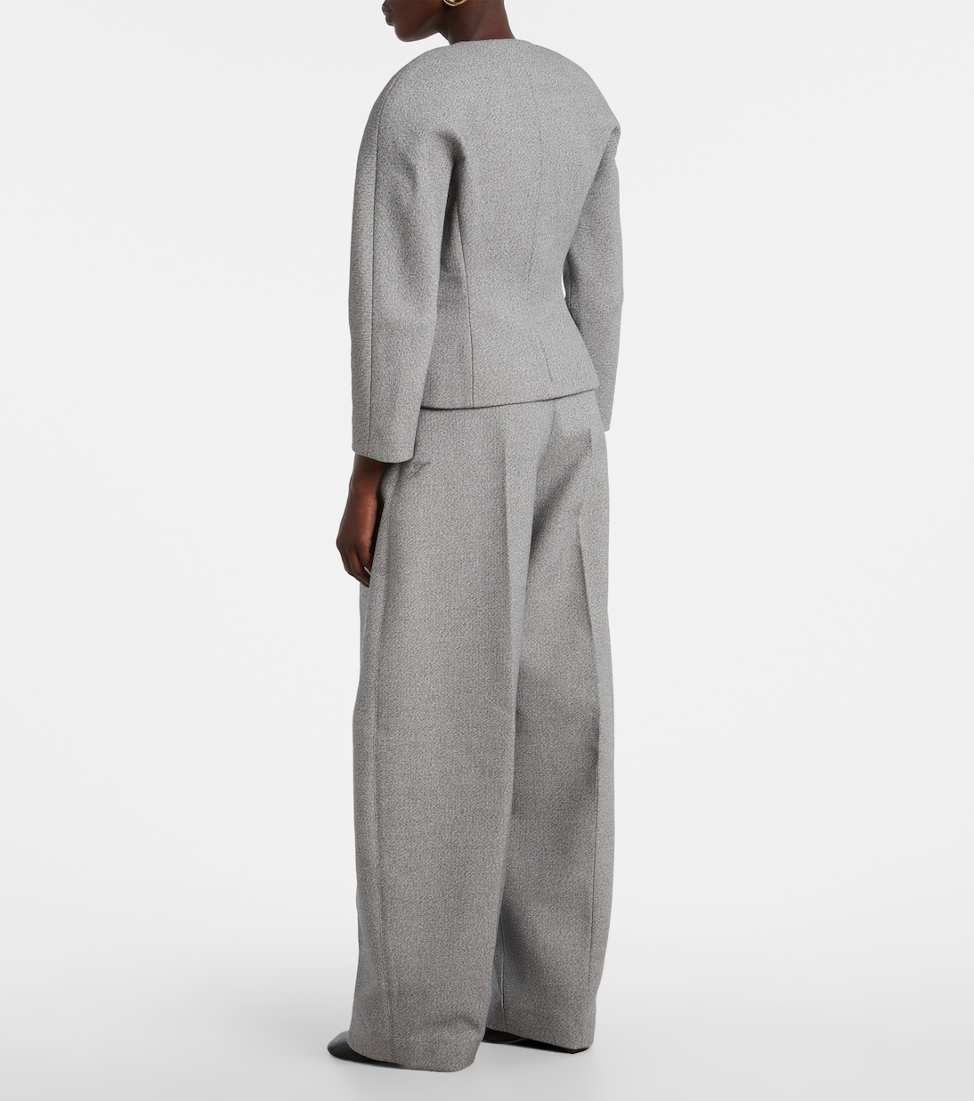 Weite Hose Curvo aus Baumwolle und Wolle | Jacquemus
