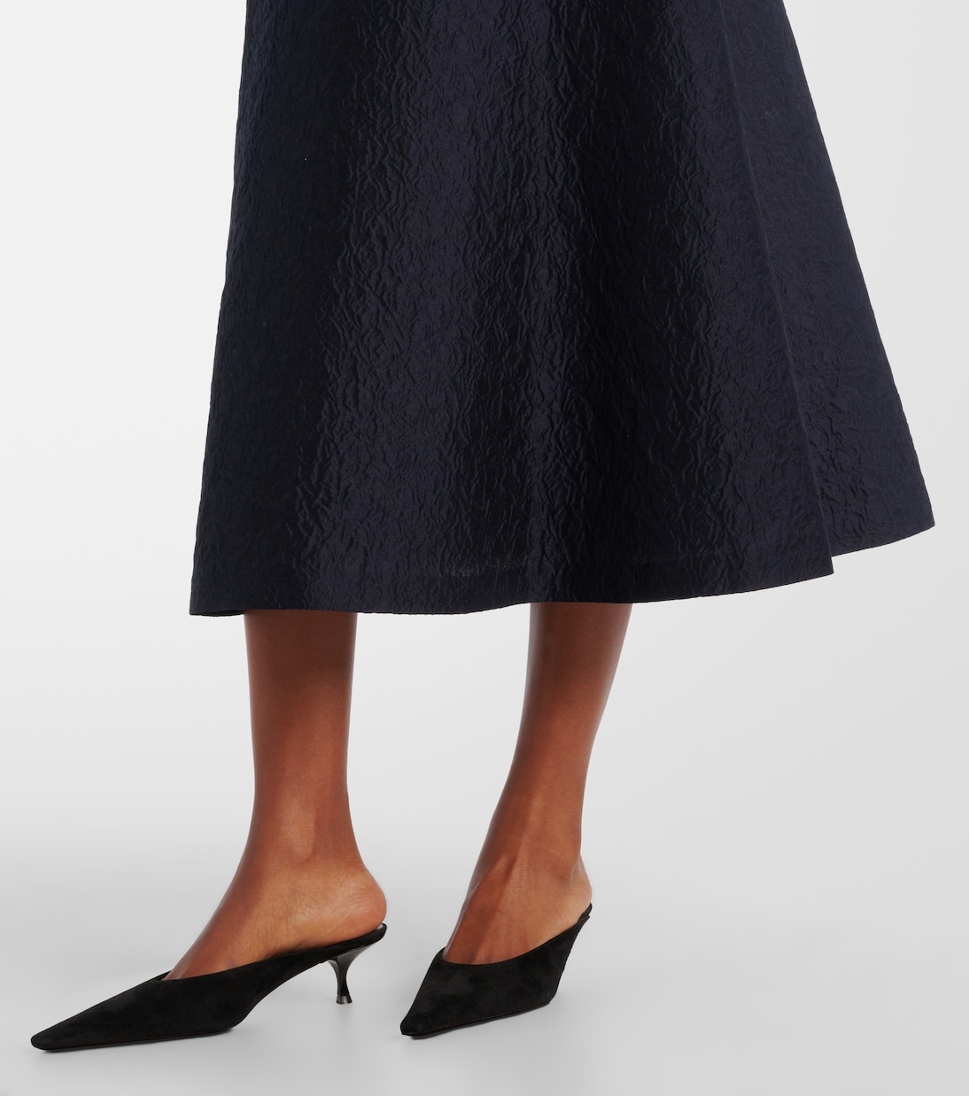 Robe midi Lyon en coton et soie | Max Mara