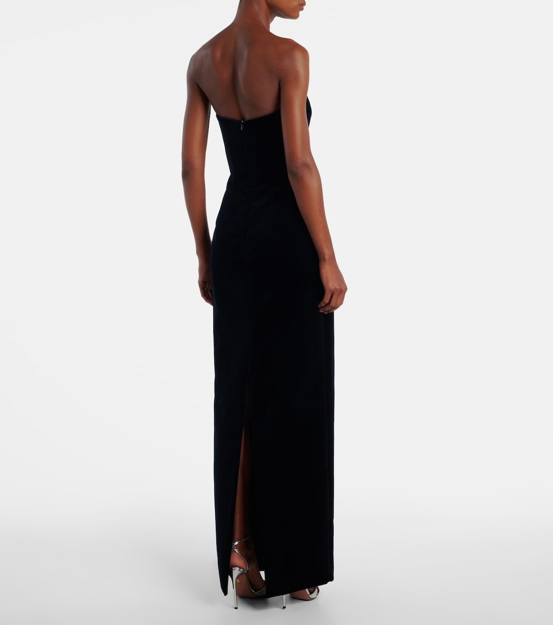 Abito lungo Laelia in velluto di cotone | Emilia Wickstead