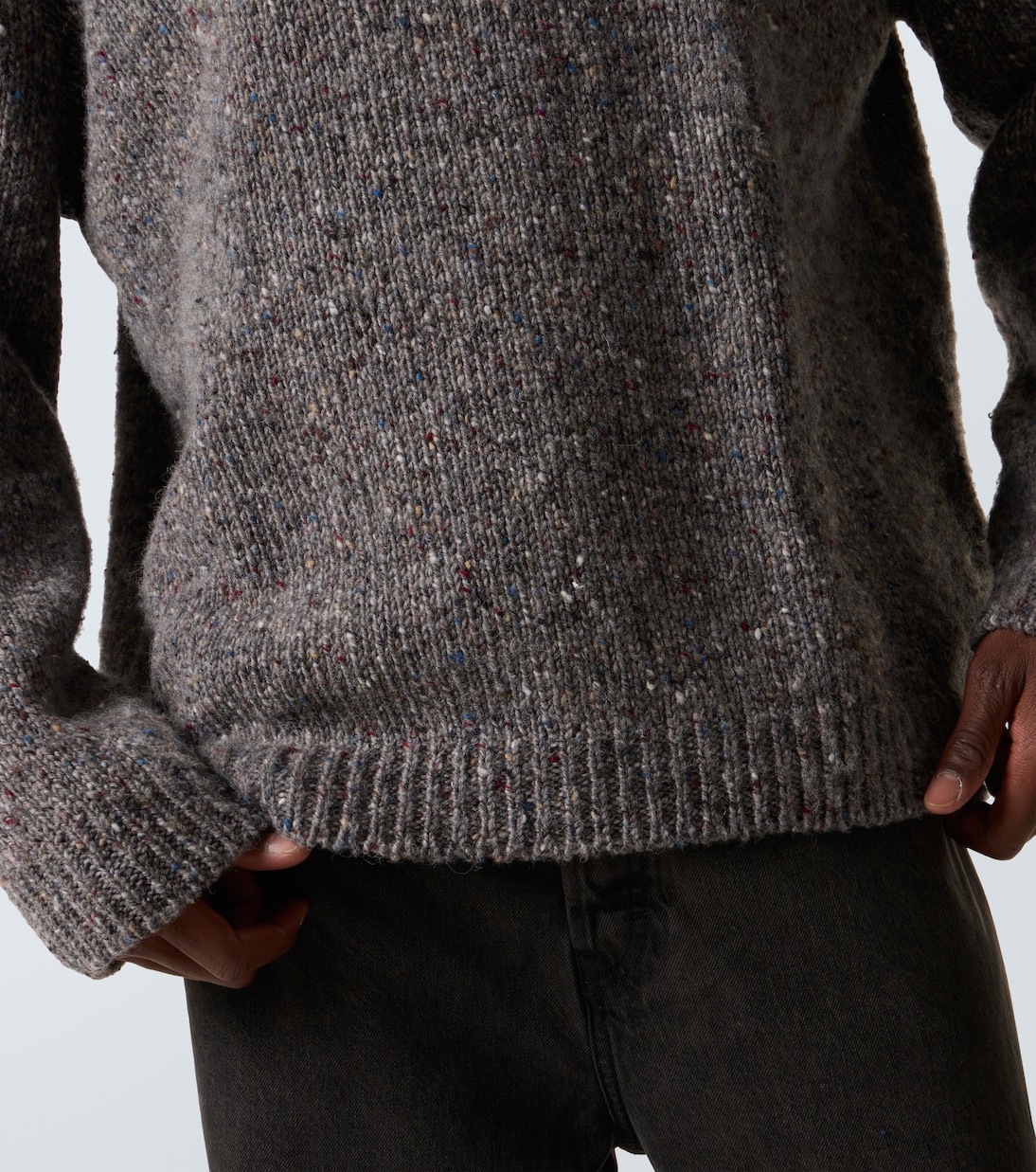 Four Stitches virgin wool sweater | Maison Margiela