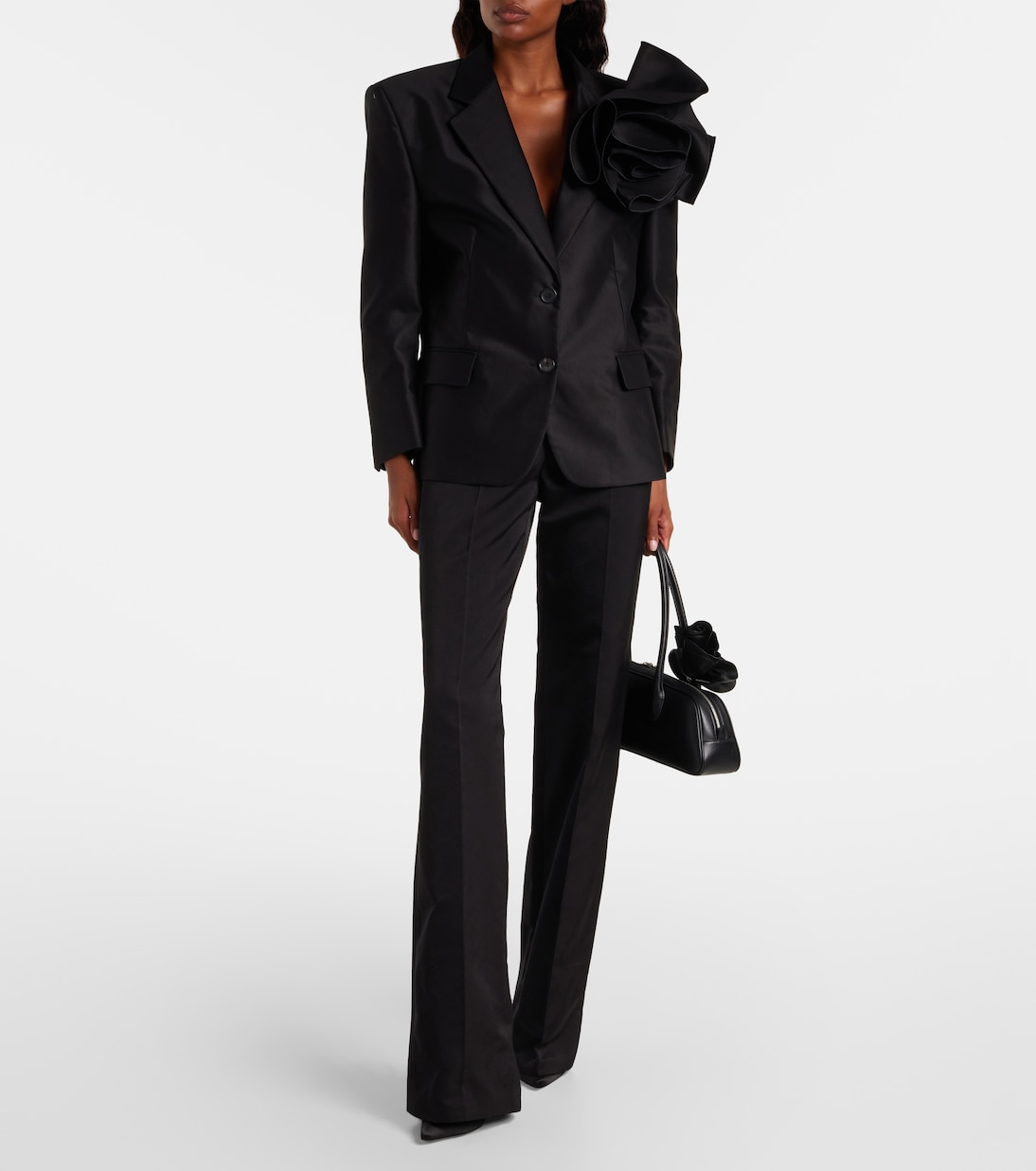 Cotton and silk flared pants | Magda Butrym