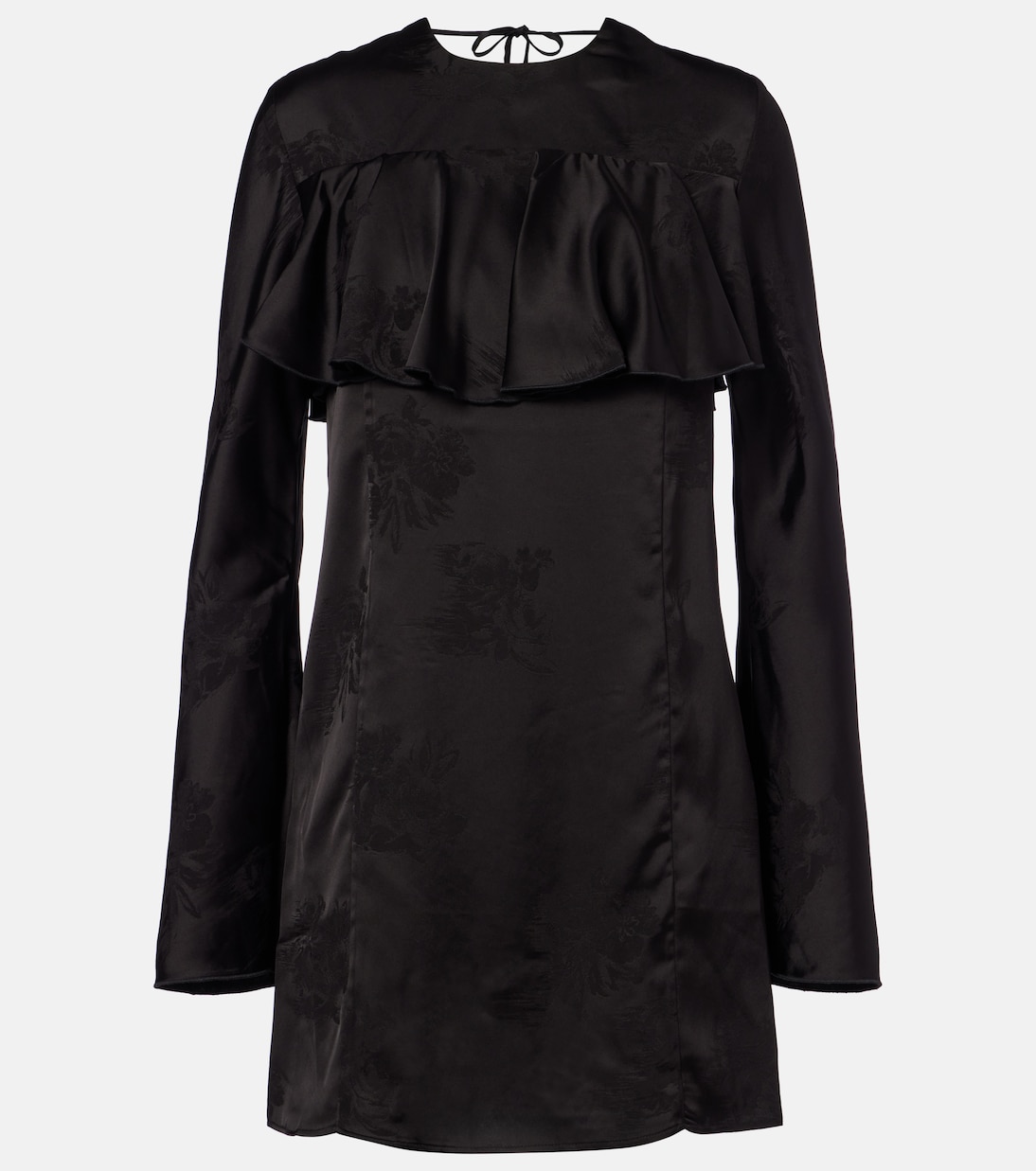 Miniabito con ruches e schiena scoperta | Ganni