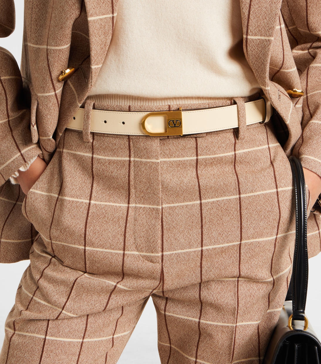 VLogo leather belt | Valentino Garavani