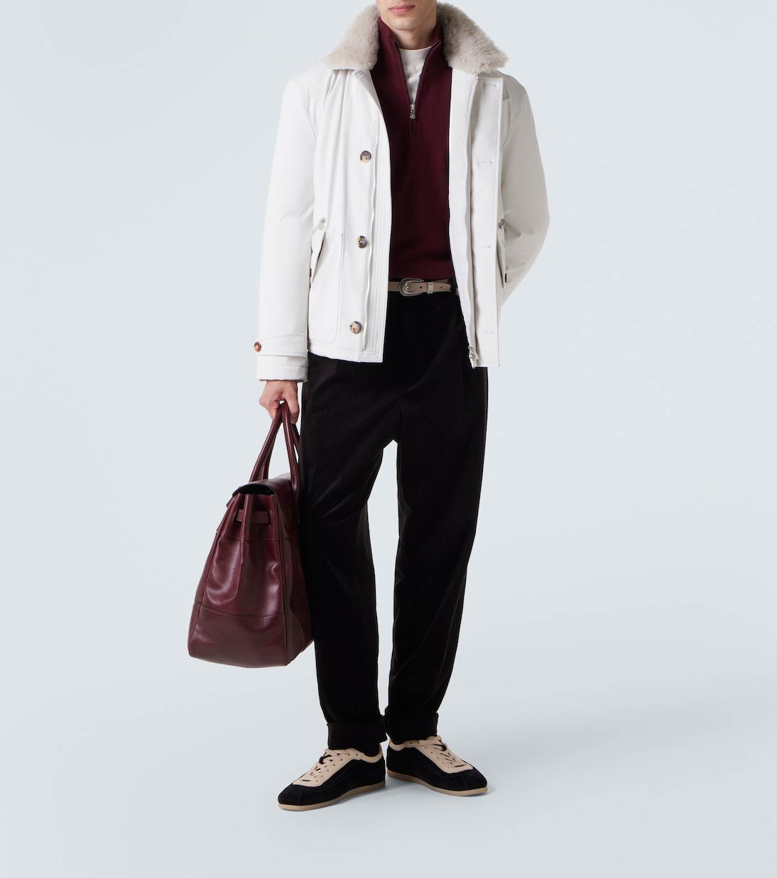 Chaqueta con forro de borrego | Brunello Cucinelli