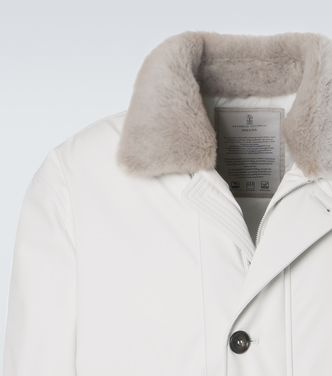 Chaqueta con forro de borrego | Brunello Cucinelli