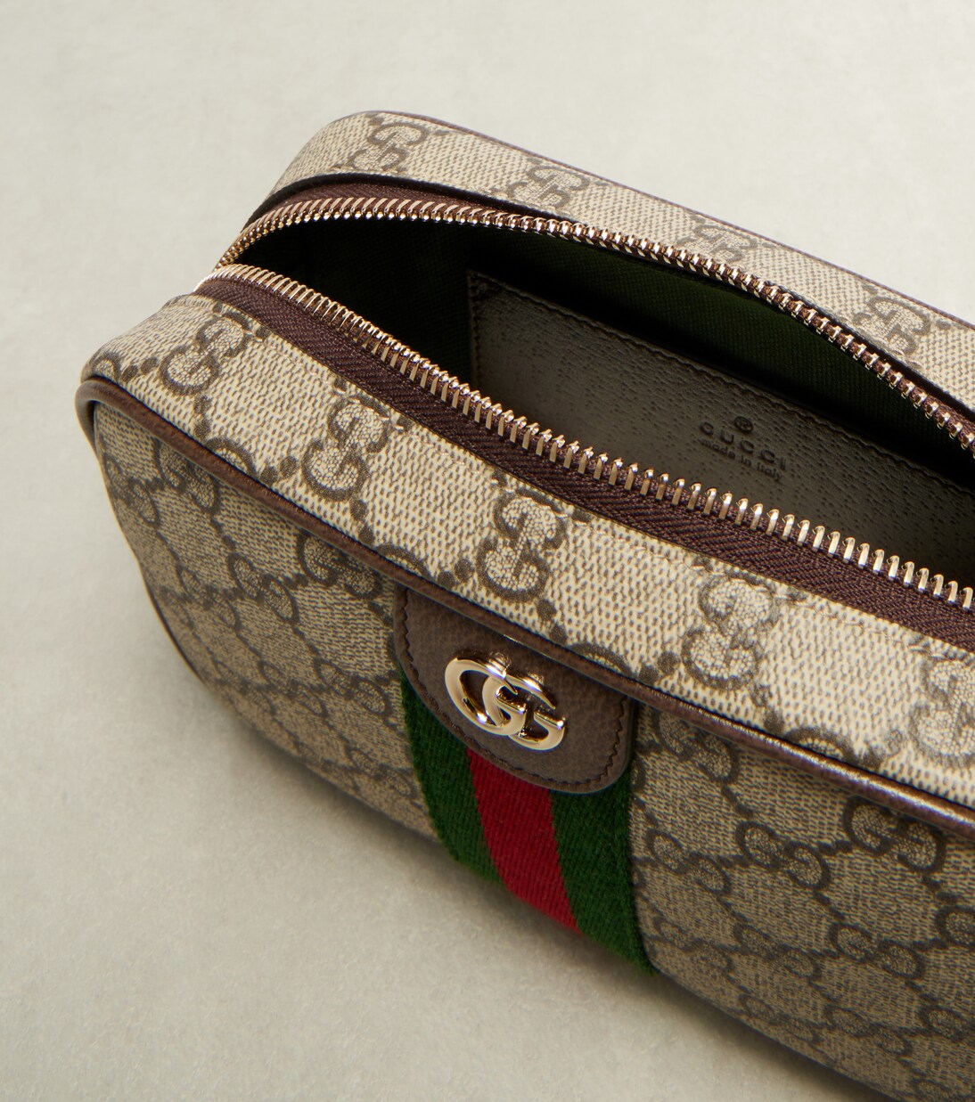 Bolso cruzado Ophidia Small con piel | Gucci
