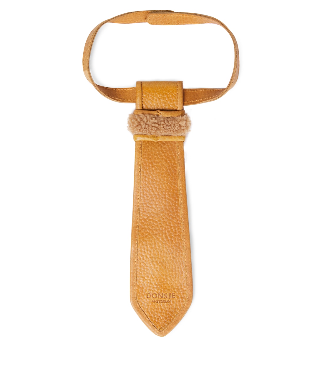 Cravate Nata en cuir et shearling | Donsje