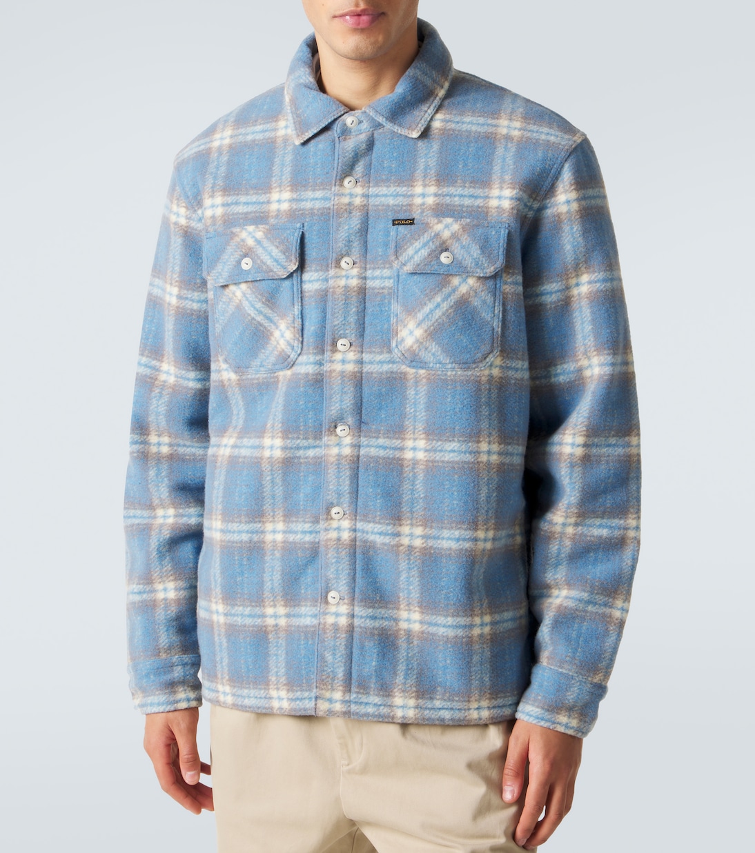 Chemise en laine mélangée à carreaux  | Polo Ralph Lauren