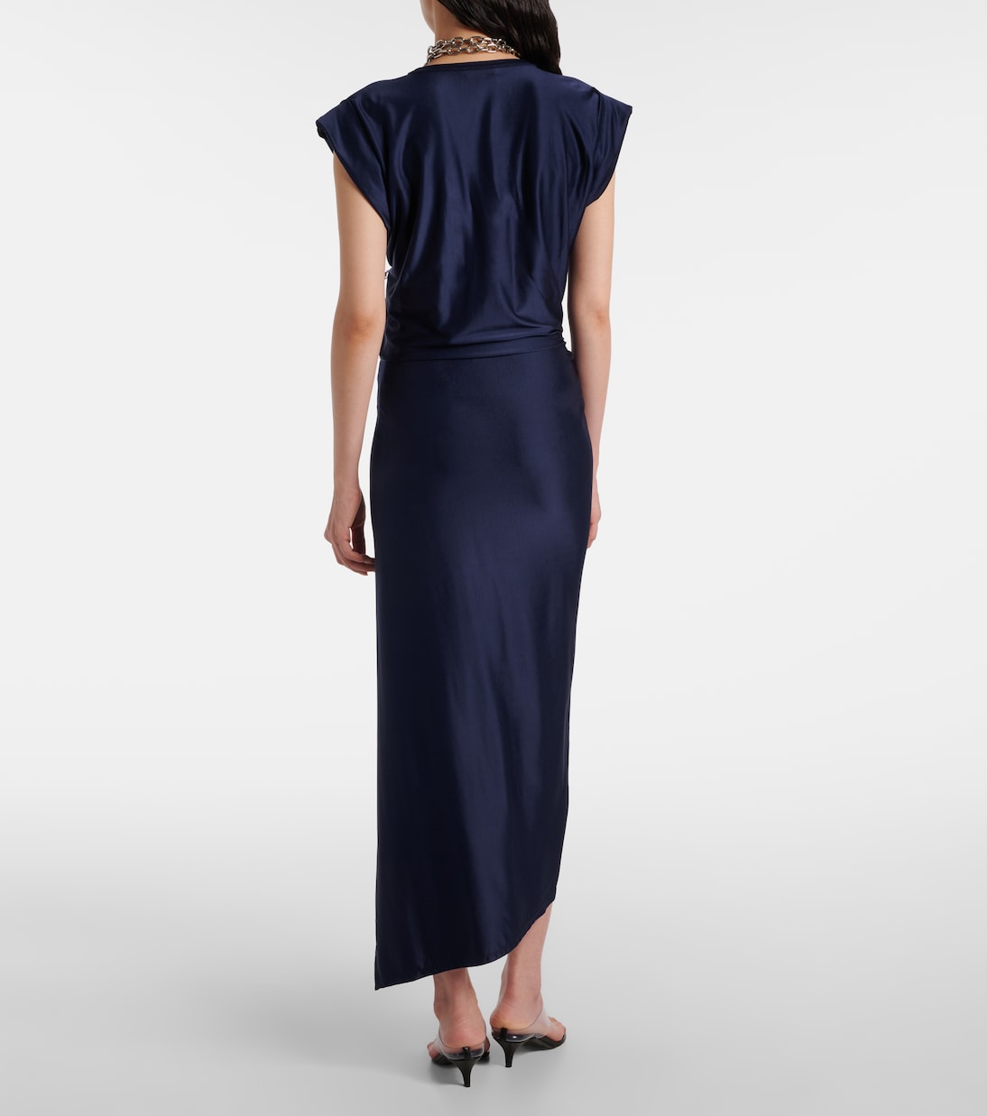 Maxikleid aus Jersey | Rabanne