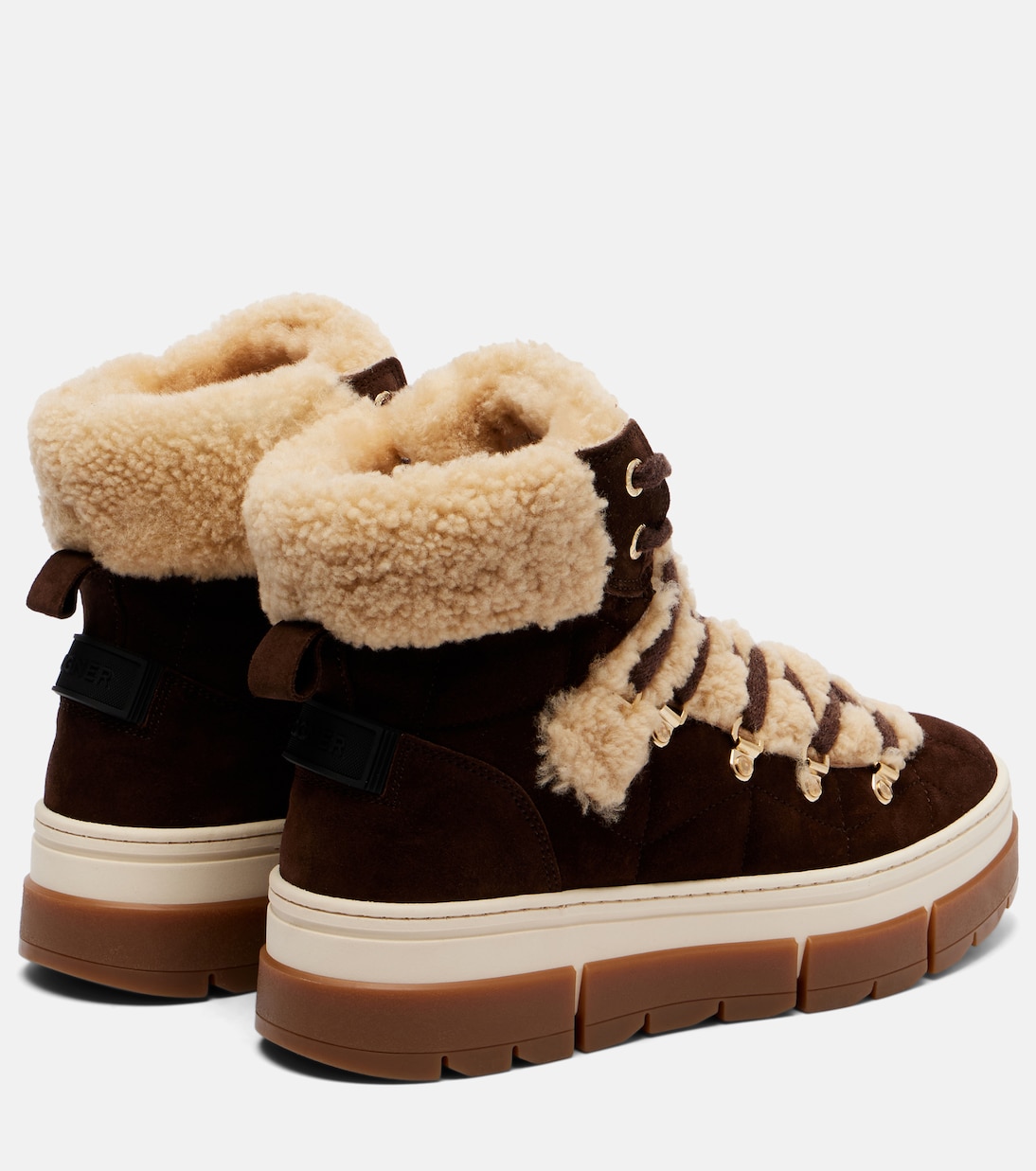 Vaduz suede and shearling ankle boots | Bogner