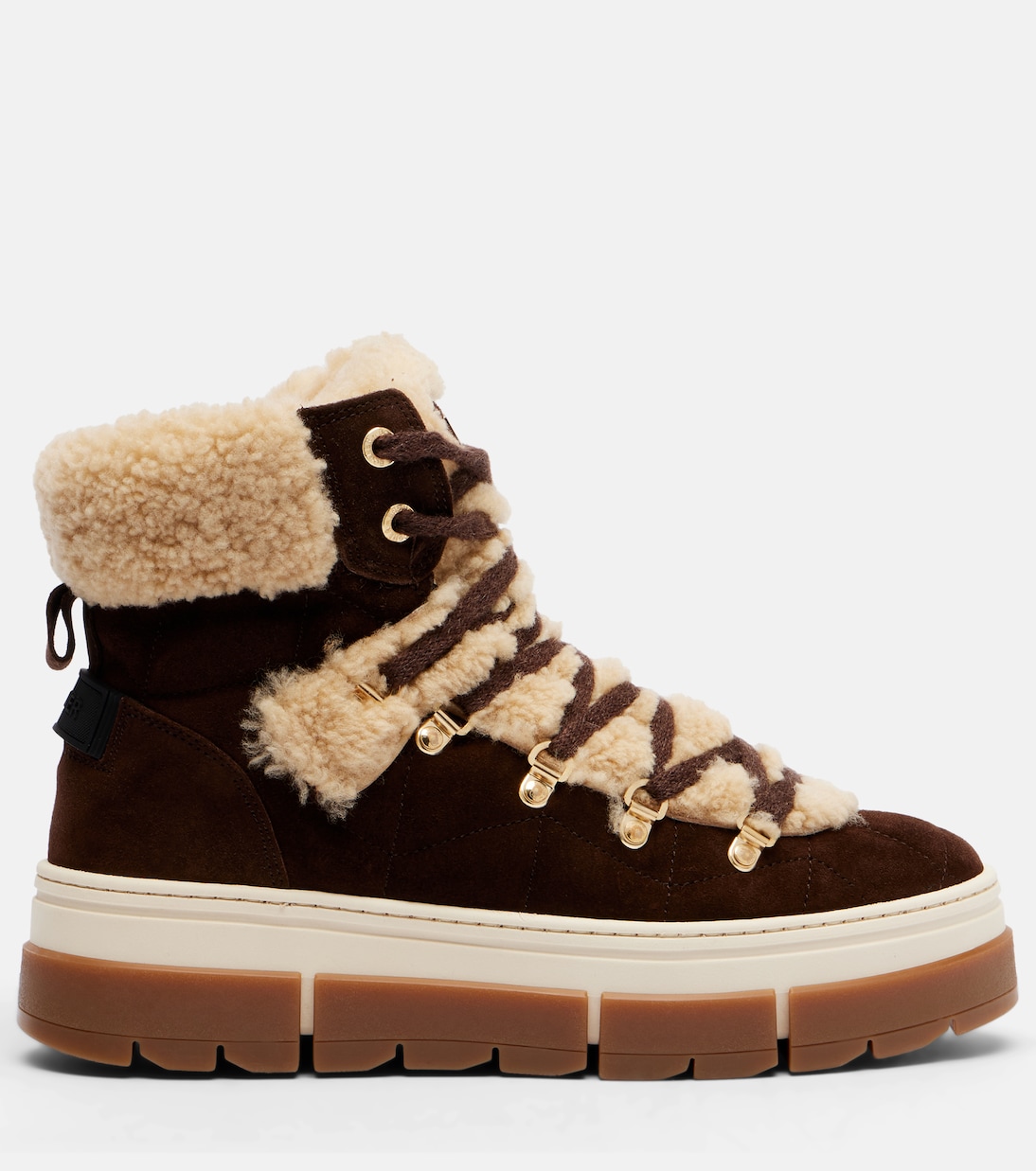 Vaduz suede and shearling ankle boots | Bogner