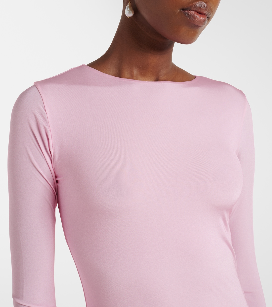 Vestido largo Amay de jersey floral | Cala de la Cruz