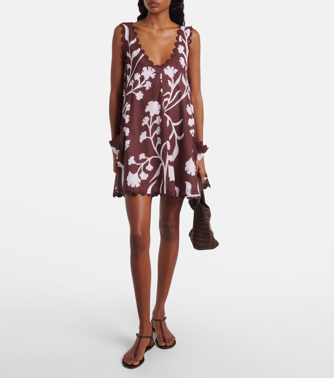 Bedrucktes Minikleid aus Baumwolle | Juliet Dunn