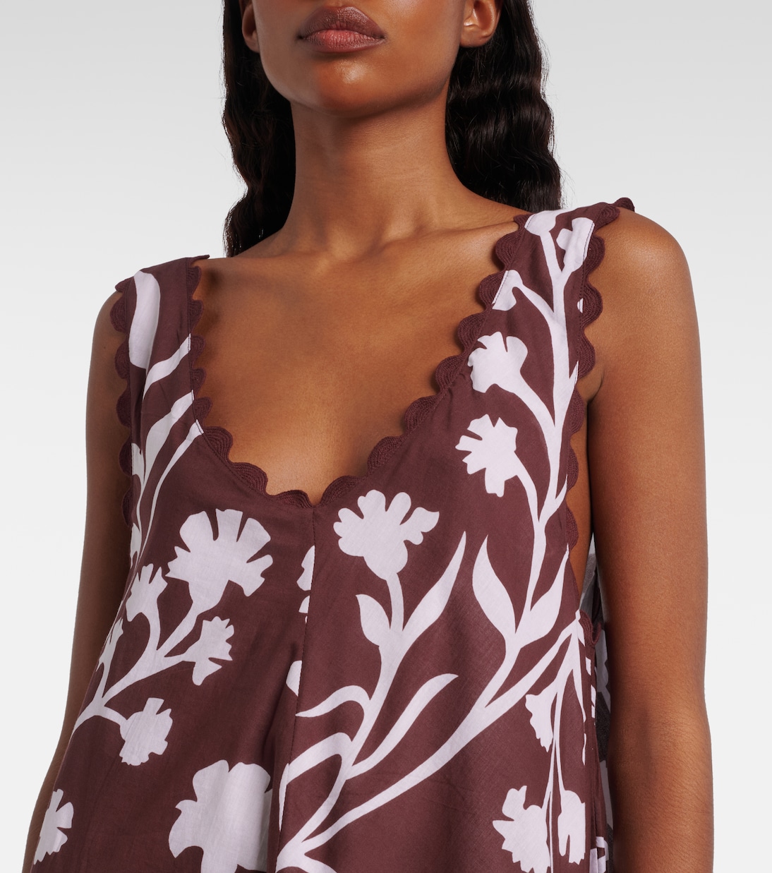 Bedrucktes Minikleid aus Baumwolle | Juliet Dunn