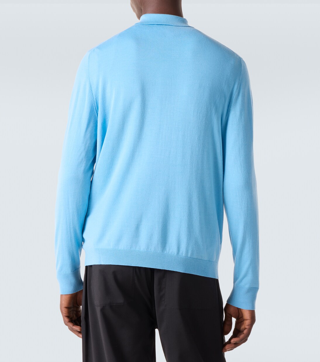 Virgin wool polo sweater | Allude
