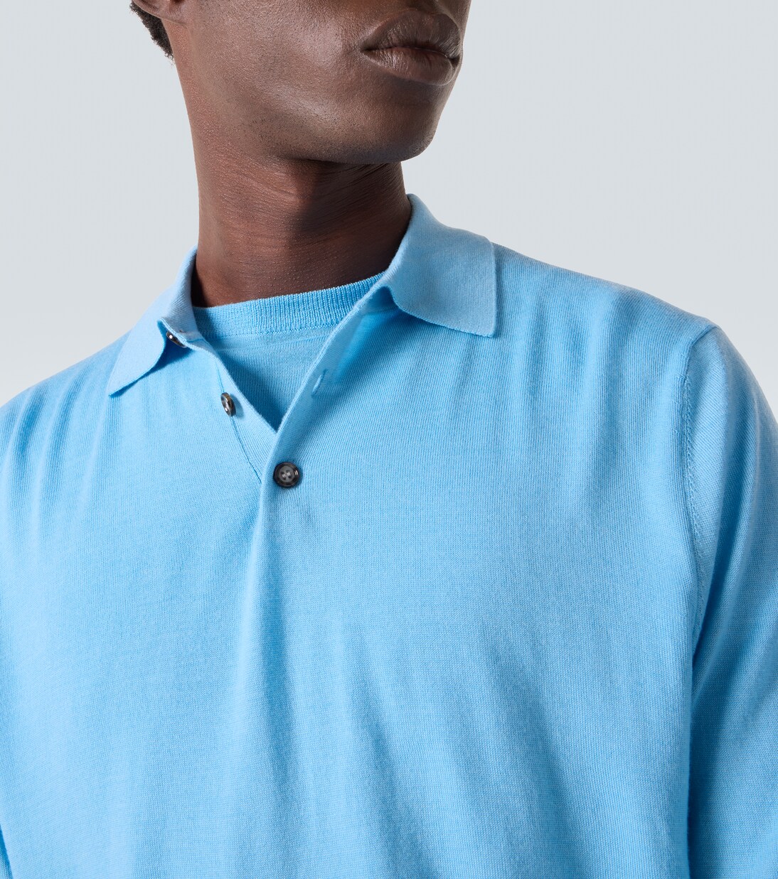 Virgin wool polo sweater | Allude