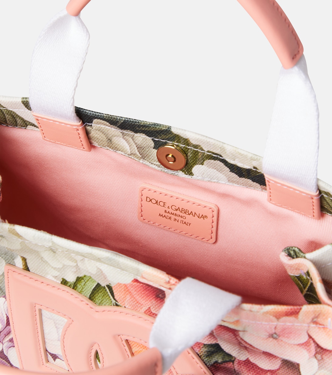 Sac DG en toile à fleurs | Dolce&Gabbana Kids
