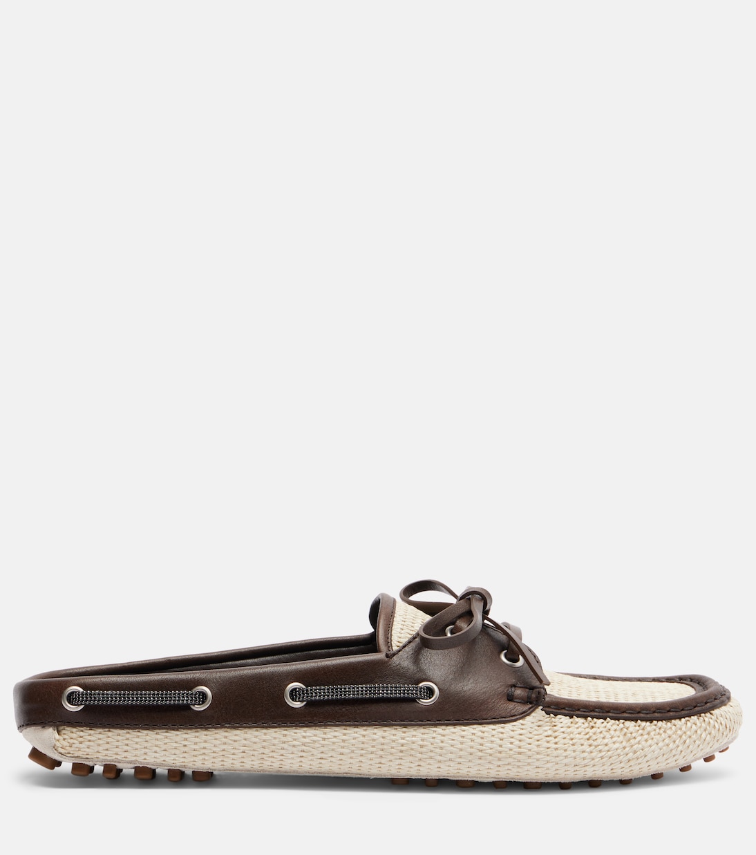 Slippers Monili aus Canvas | Brunello Cucinelli