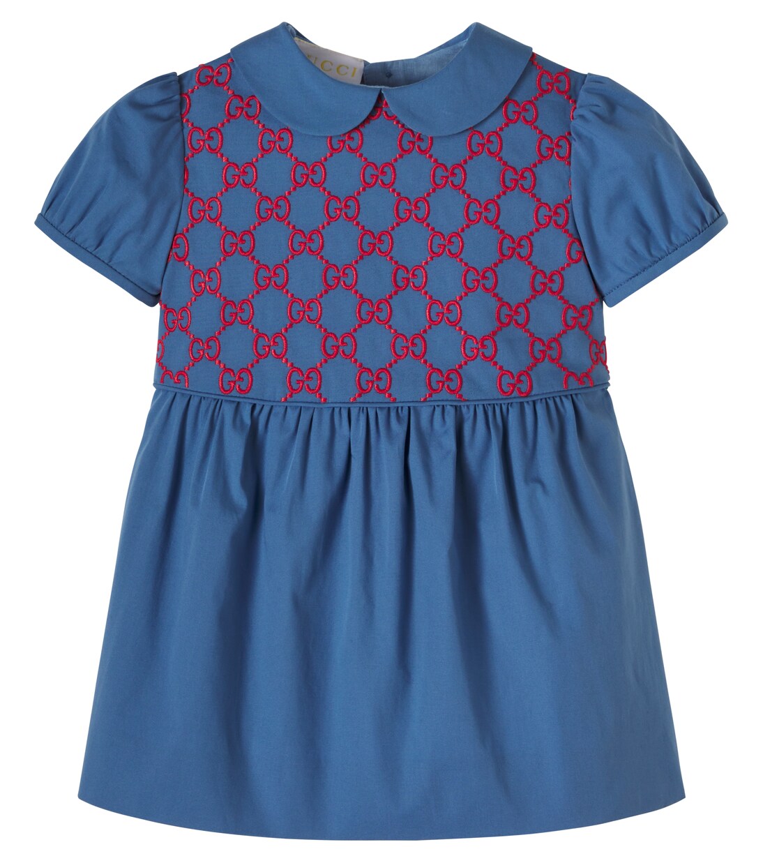 Baby cotton-blend dress | Gucci Kids