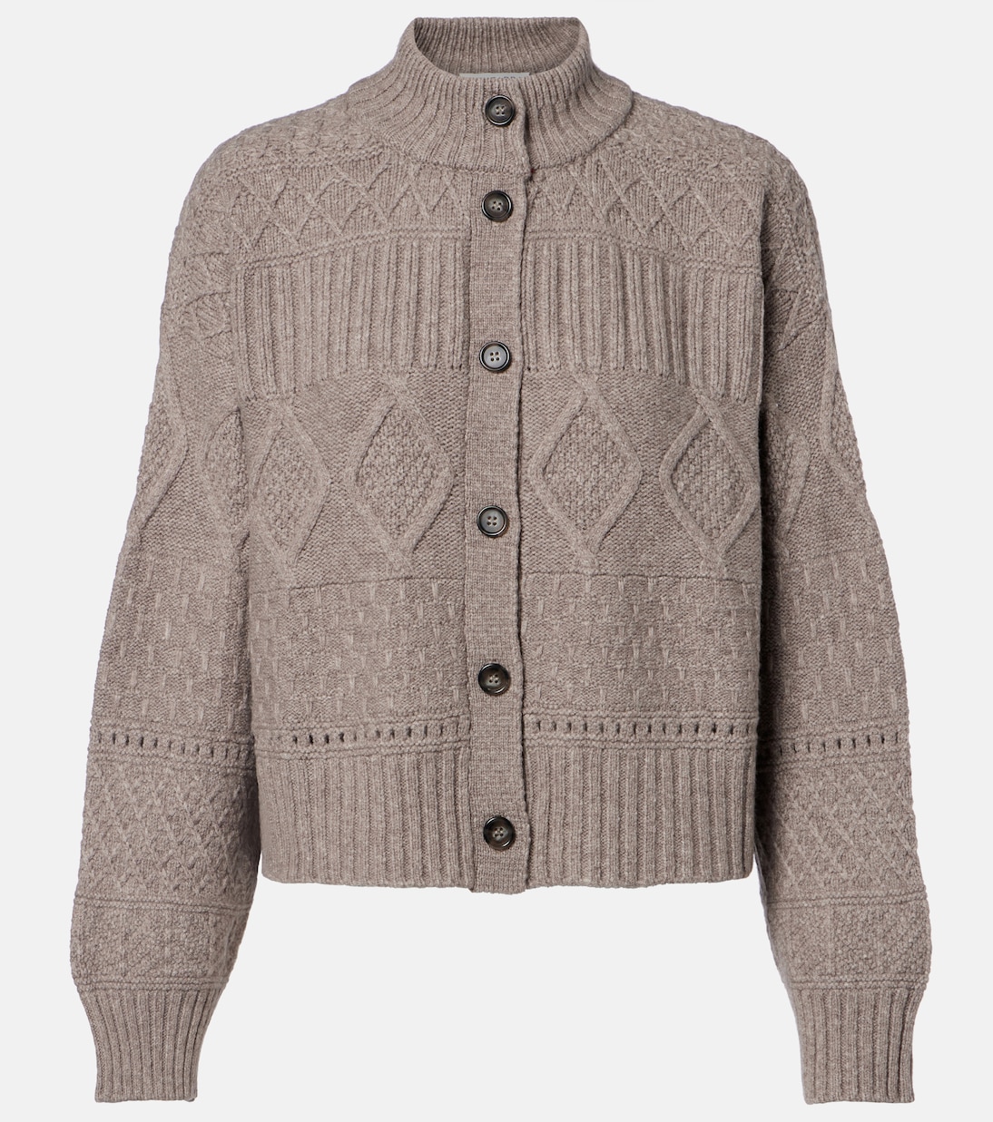 Amory cable-knit wool-blend cardigan | Altuzarra