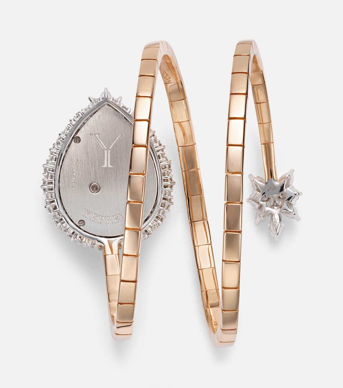 Y-Momento 18kt gold (750/1000) watch with diamonds | Yeprem