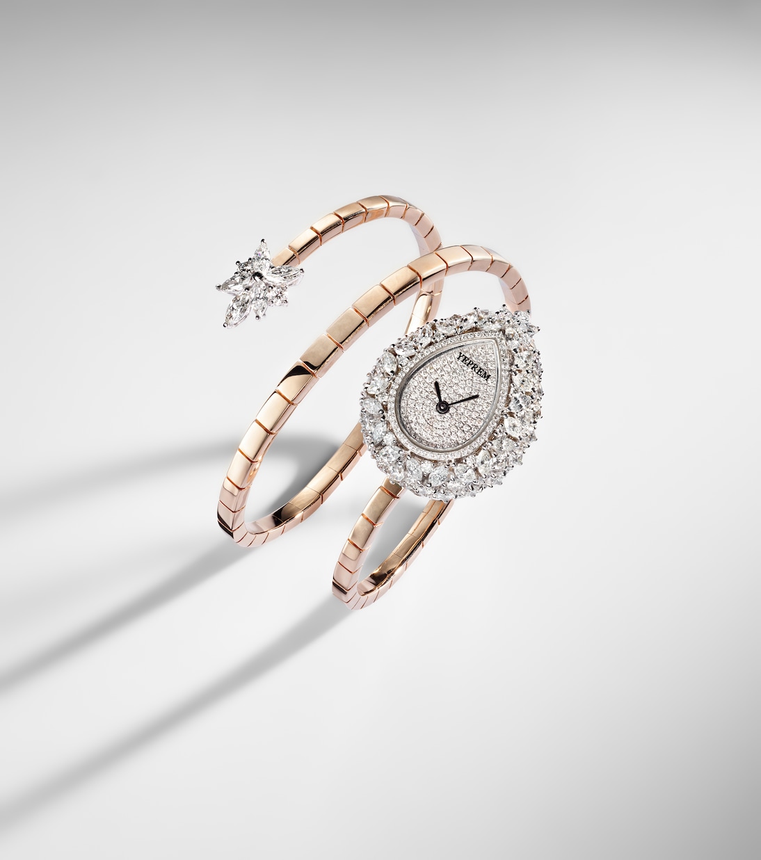 Y-Momento 18kt gold (750/1000) watch with diamonds | Yeprem