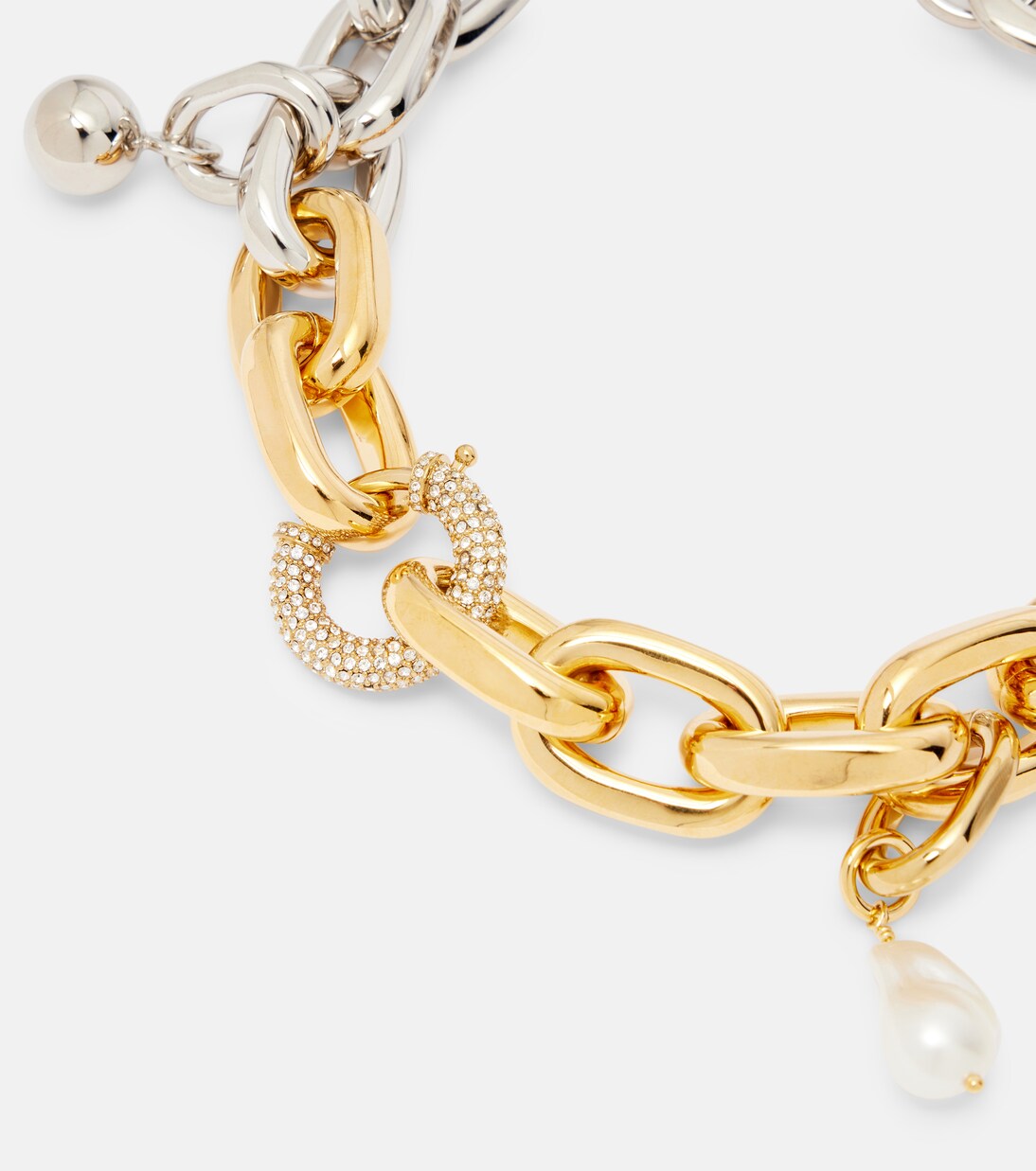XL Link embellished chain necklace | Rabanne