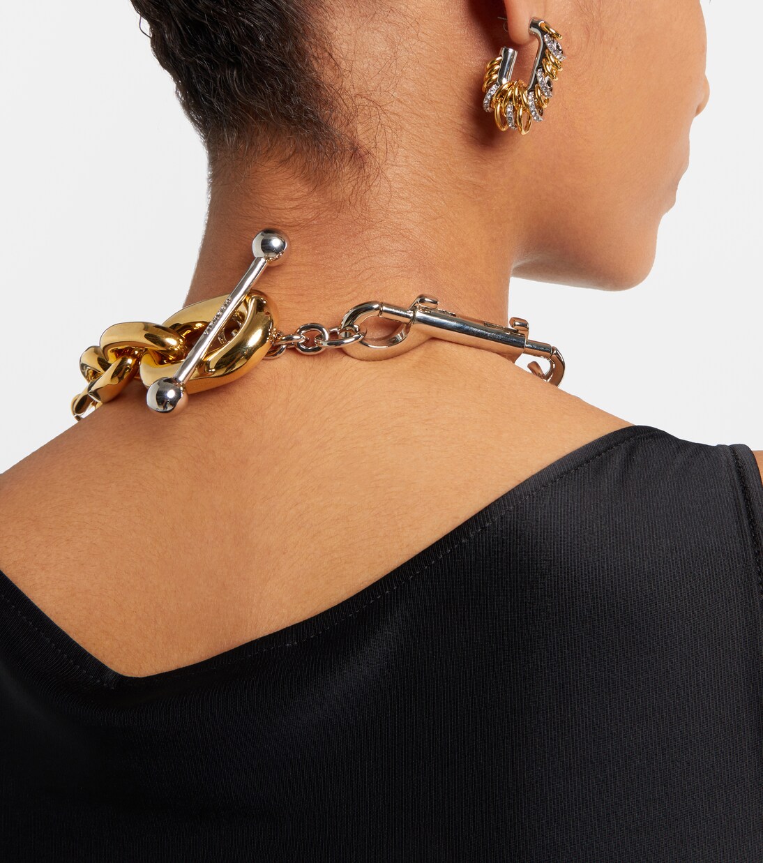 XL Link embellished chain necklace | Rabanne