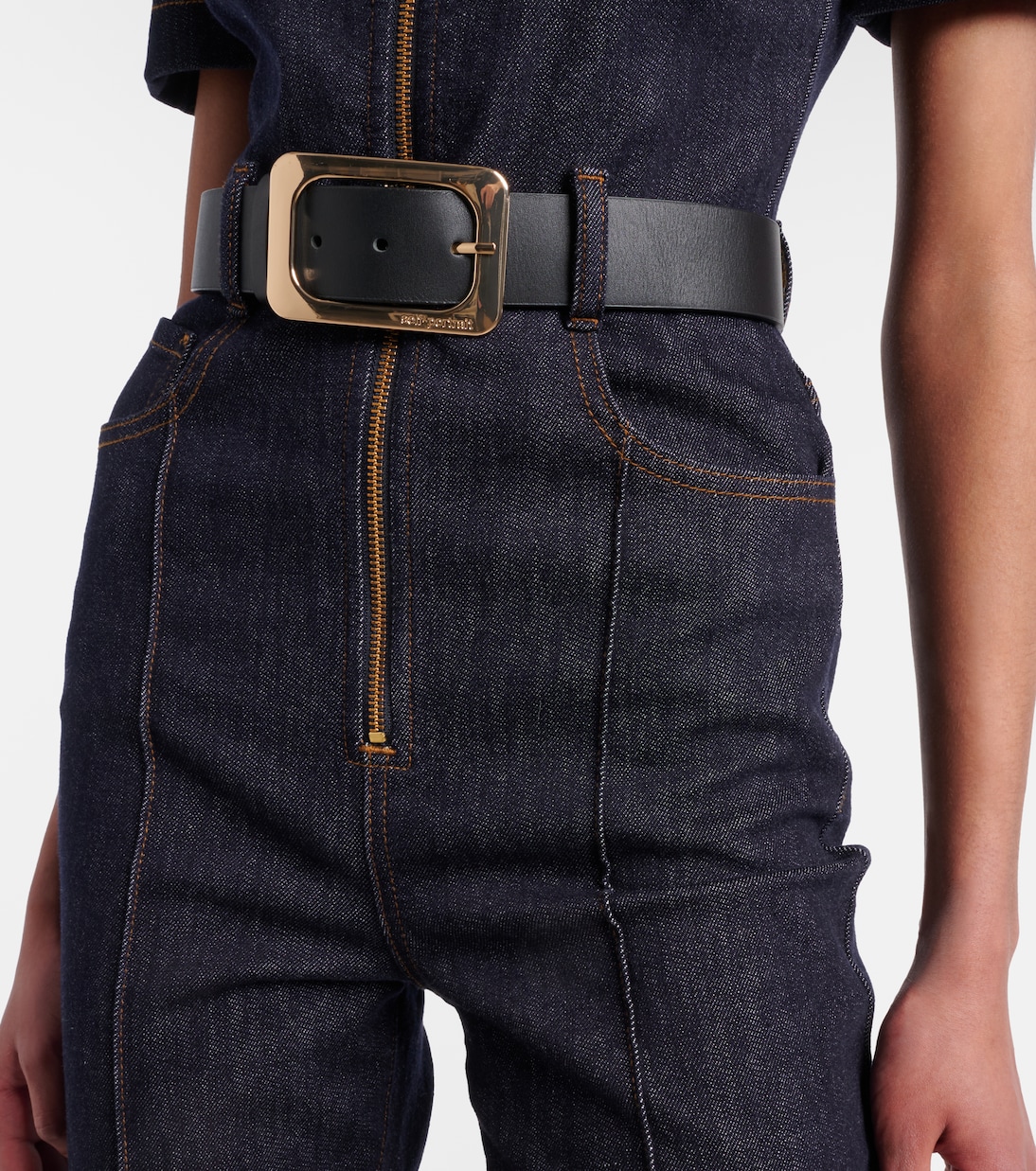 Jumpsuit aus Denim | Self-Portrait