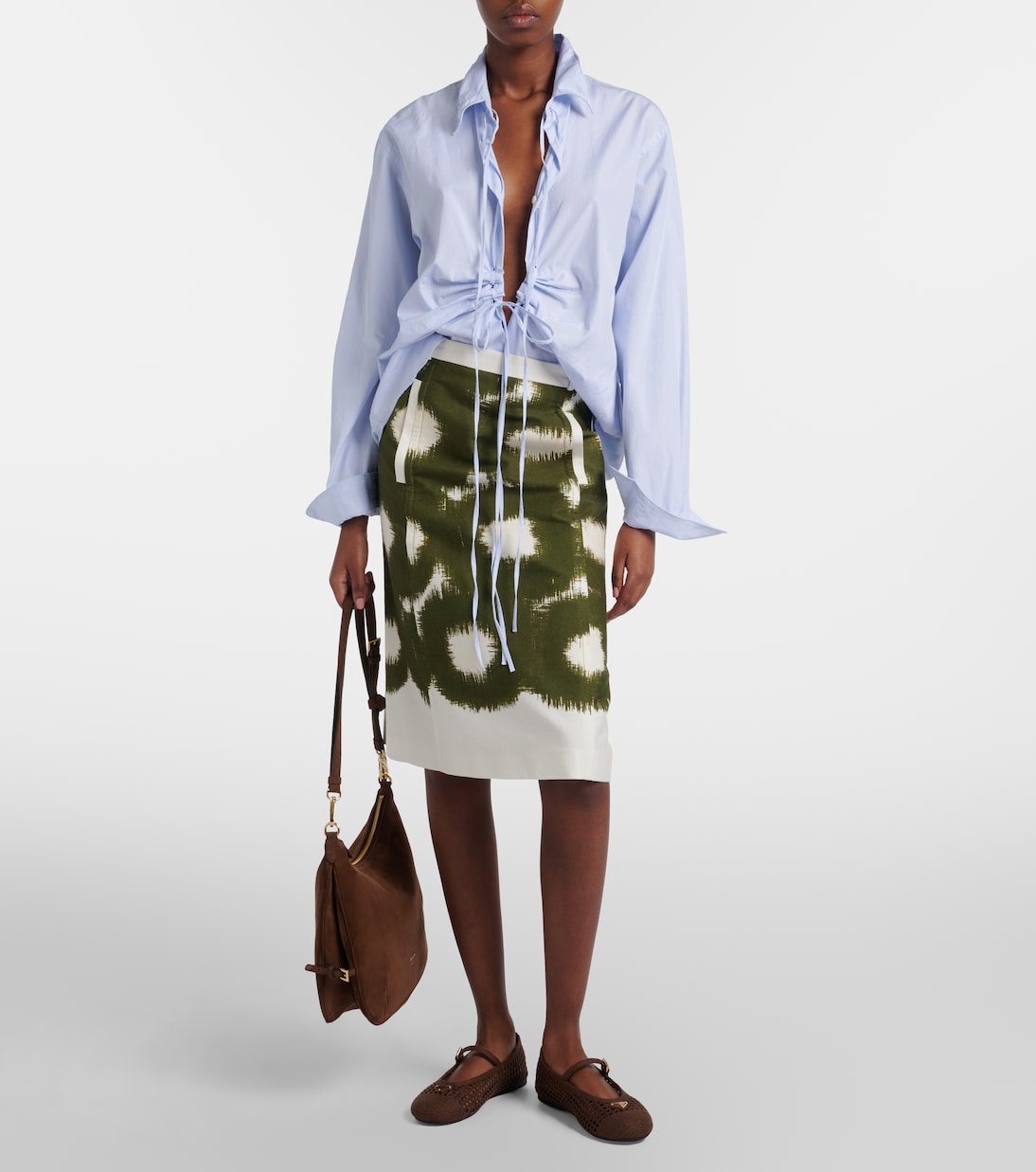 Ballerine Mary Jane in crochet | Prada