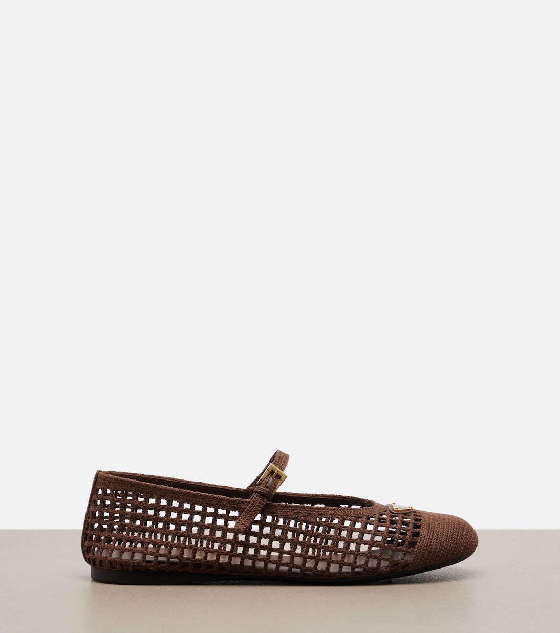 Ballerine Mary Jane in crochet | Prada