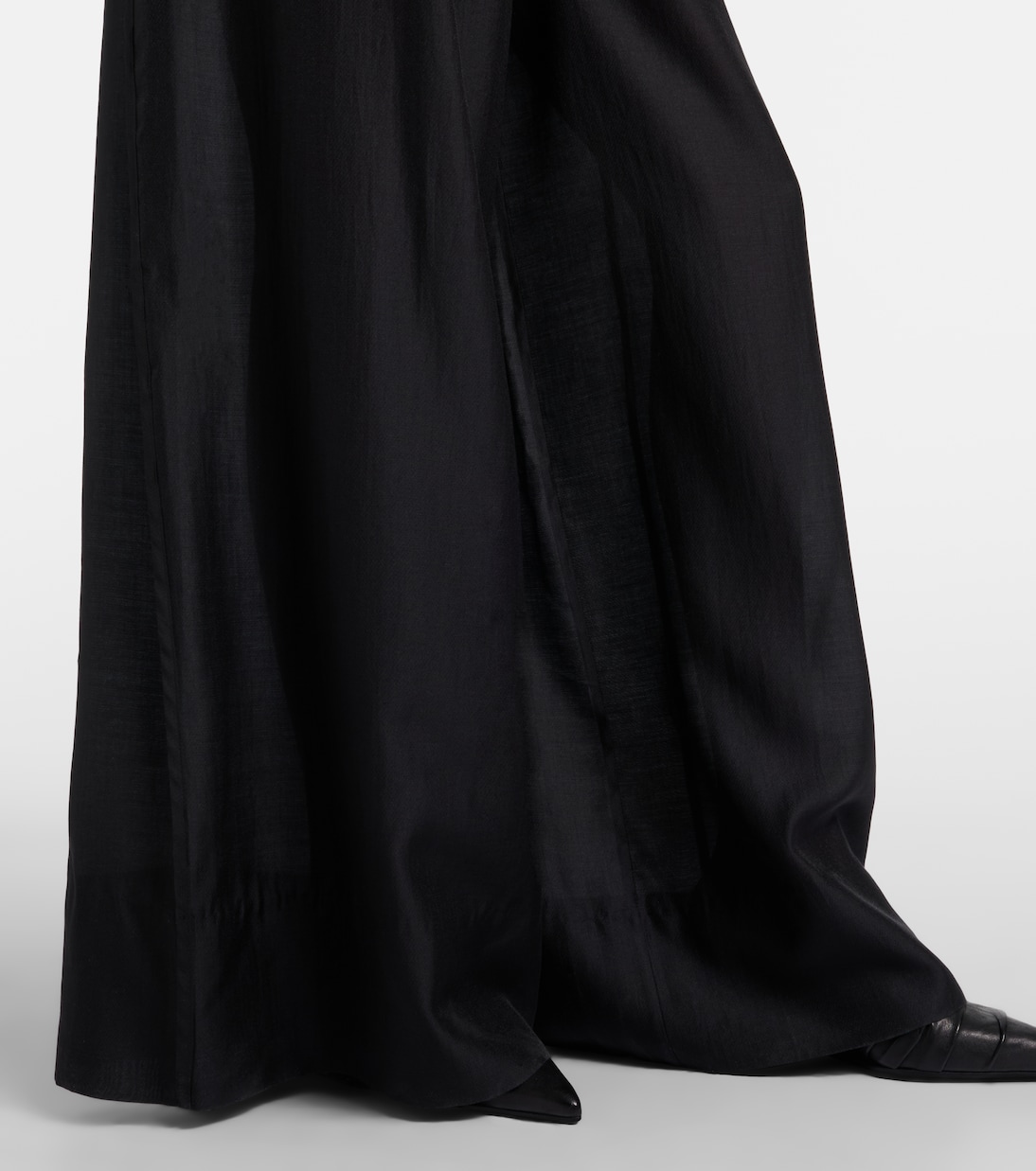 Gathered wide-leg pants | Entire Studios
