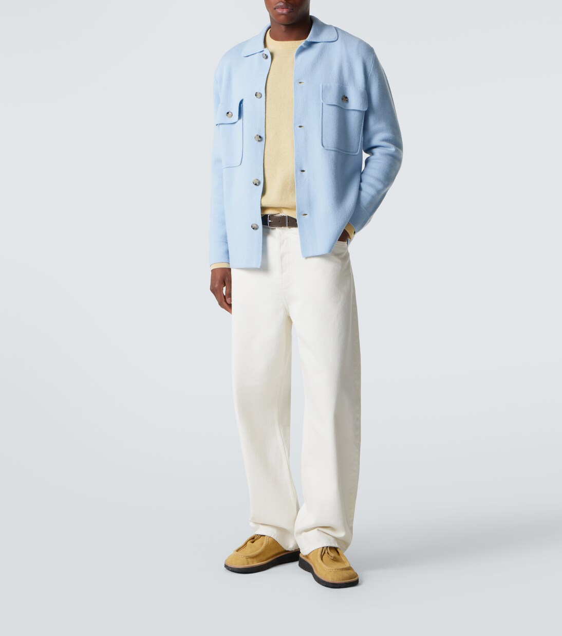 Camicia in lana e cashmere | Allude