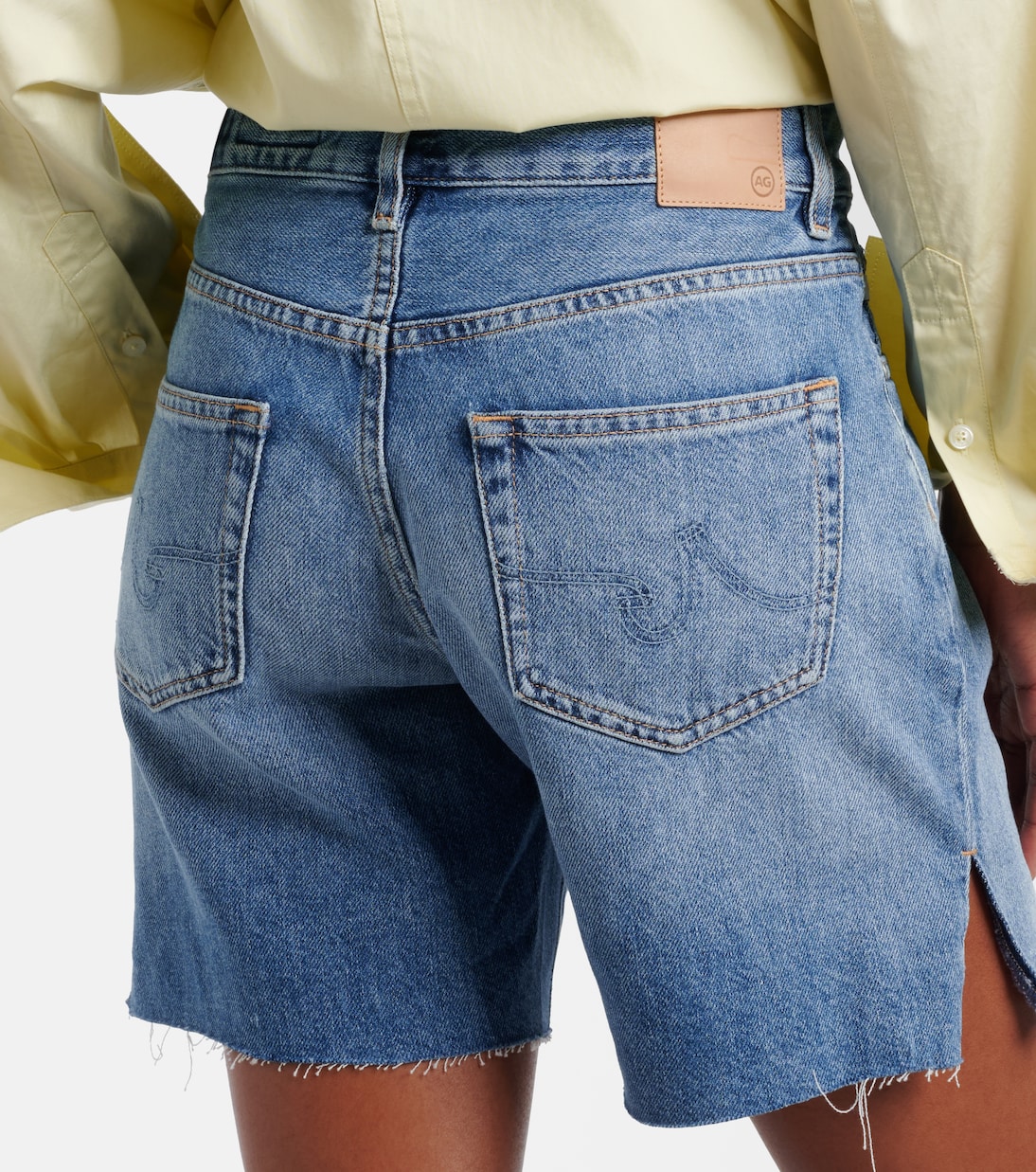 Ex-Boyfriend denim Bermuda shorts | AG Jeans