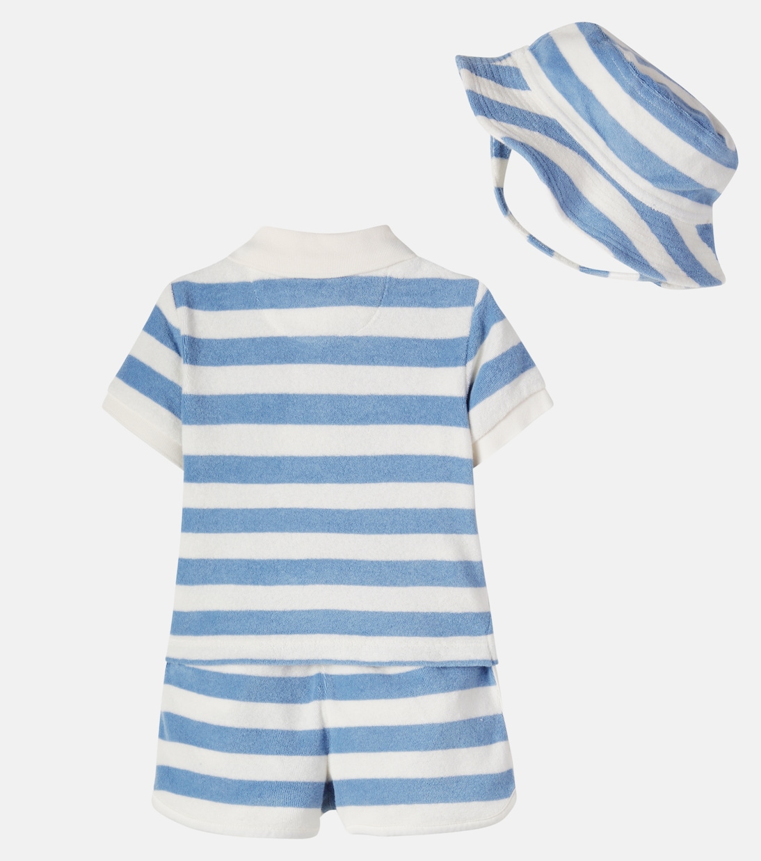 Bébé – Ensemble polo, short et bob en coton mélangé | Polo Ralph Lauren Kids