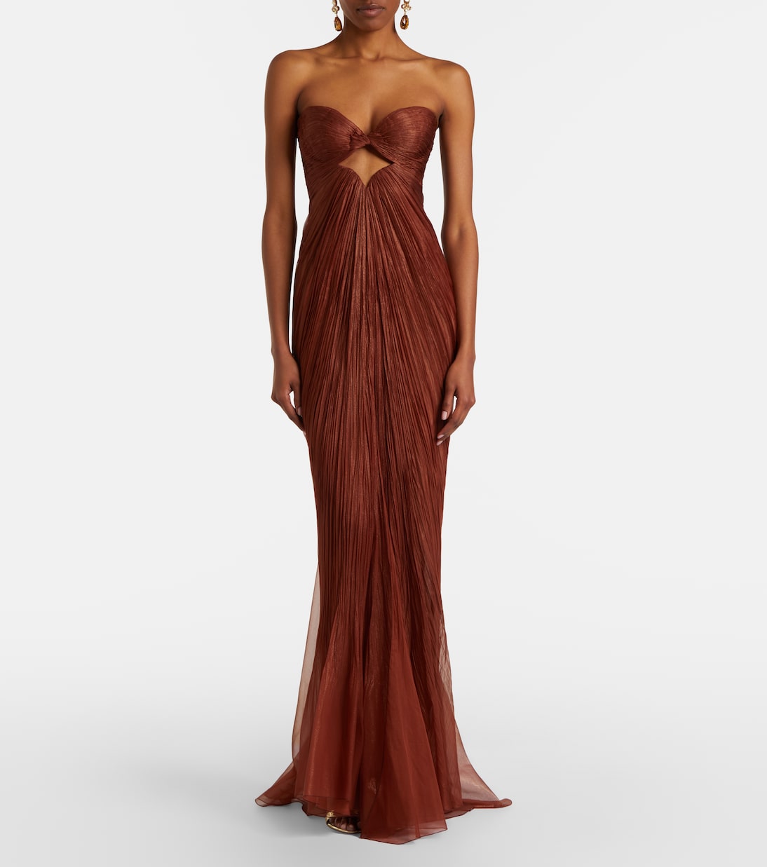 Robe bustier Rachel en soie | Maria Lucia Hohan