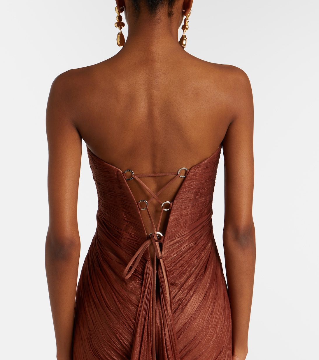 Robe bustier Rachel en soie | Maria Lucia Hohan